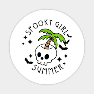 Spooky Girl Summer Magnet